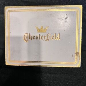 VINTAGE CHESTERFIELD-Tin Cigarette Case Factory #25
